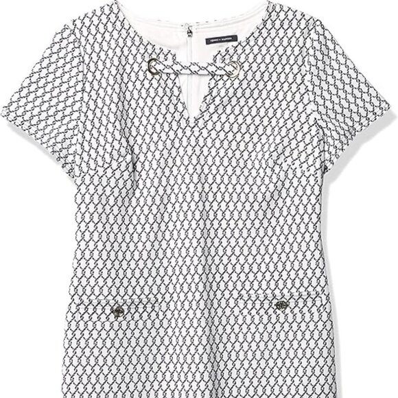 Tommy Hilfiger Women's Scuba Crepe Skirt Dress, Size 8, NEW - Picture 11 of 12